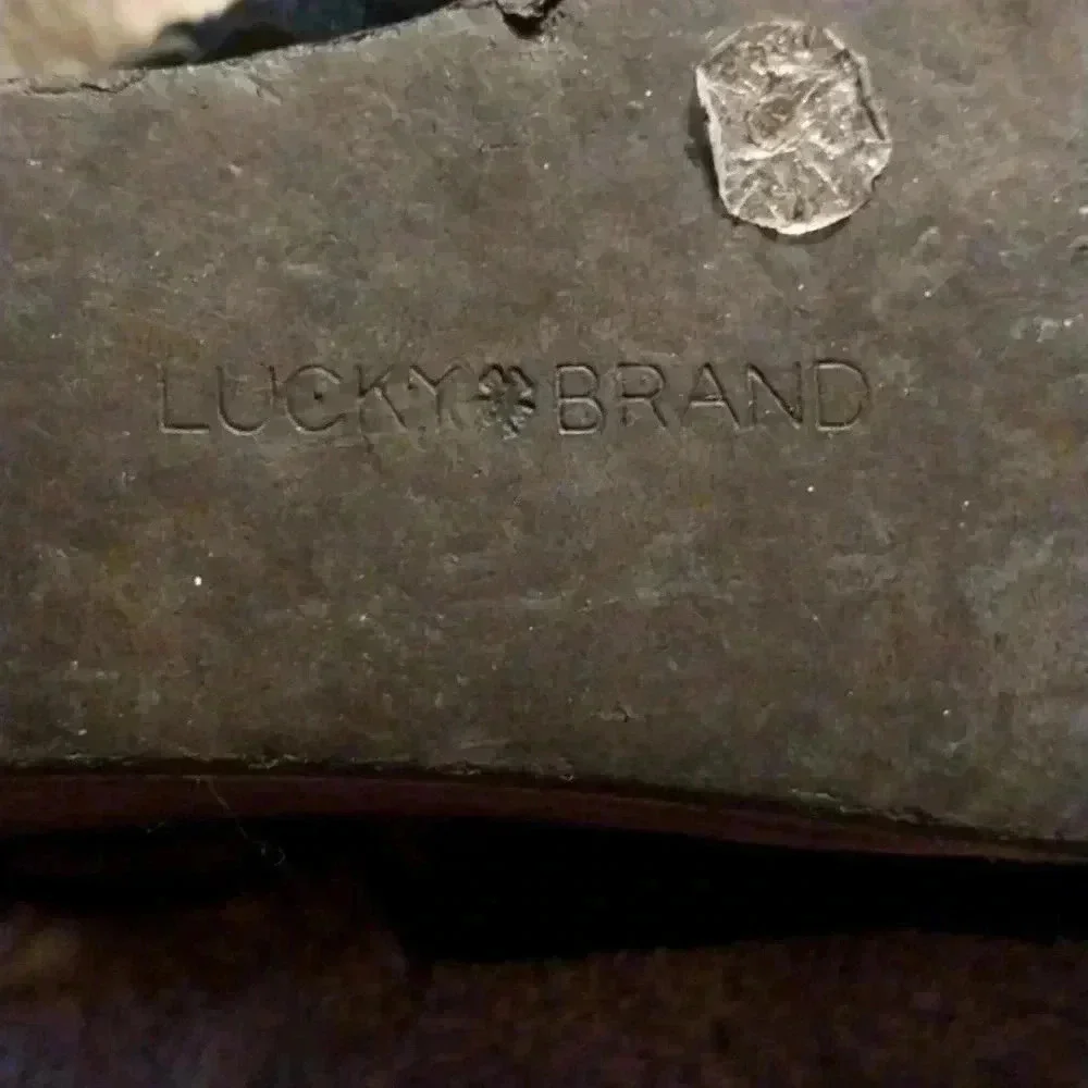 Lucky Brand Reevas Peep Toe Wedge Booties